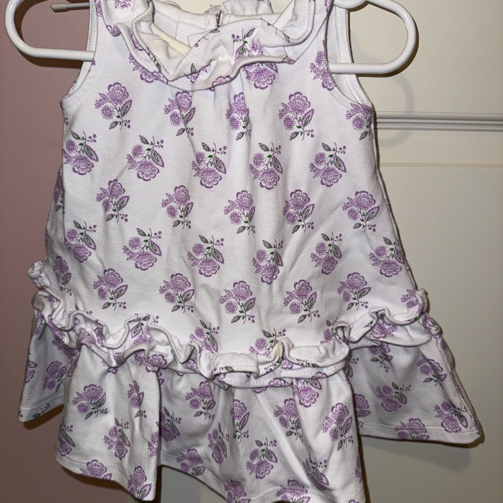 Purple Floral JANIE & JACK 6-12 months Dress